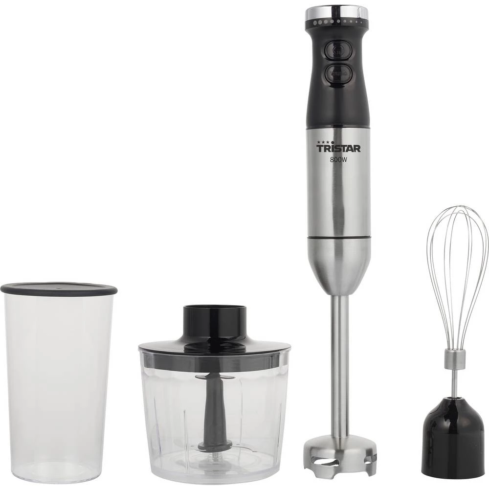 Tristar MX-4839 štapni mikser 800 W bezstupanjsko podešavanje brzine, turbo funkcija, s mjernom šalicom plemeniti čelik, slika
