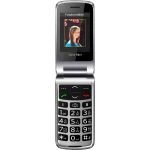 beafon SL595plus Preklopni telefon Crno-srebrna