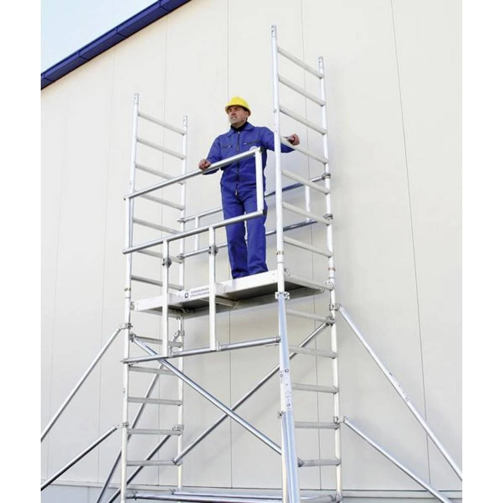 Günzburger Steigtechnik 27953 Montažne sigurnosne ograde za valjanje skela za platforme veličine 2,45 m 1 St. slika