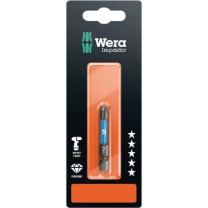 Wera 840/4 IMP DC SB SiS šestrubni bit 4 mm  čelik za alat legirani, s diamantnom oblogom F 6.3 1 St. slika
