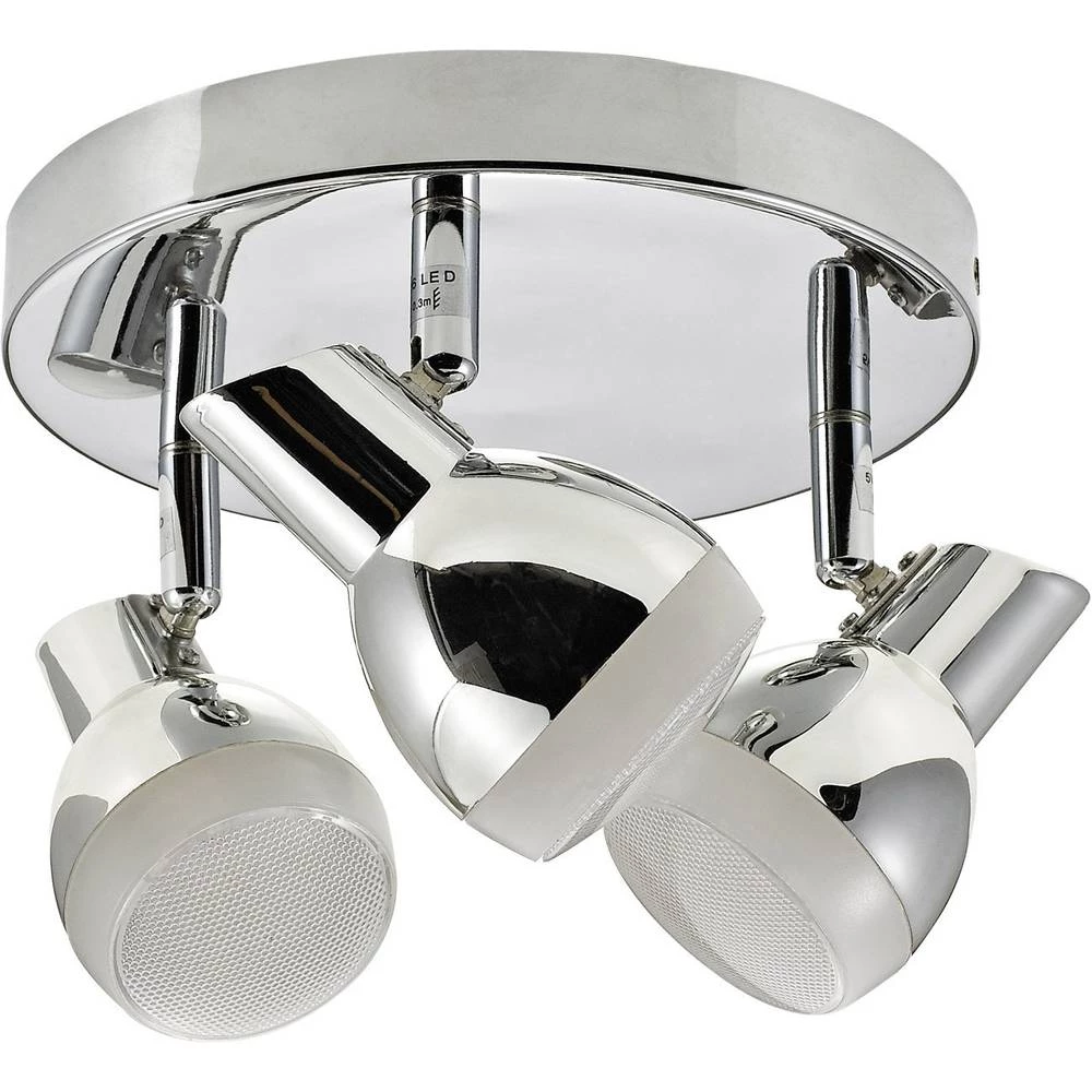 LED stropni reflektor 15 W Toplo-bijela ACTION Nantes 926903010000 Krom boja slika