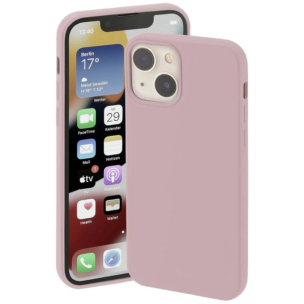 Hama Finest Feel Pogodno za model mobilnog telefona: iPhone 14, smeđa boja Hama Finest Feel etui Apple iPhone 14 smeđa boja slika