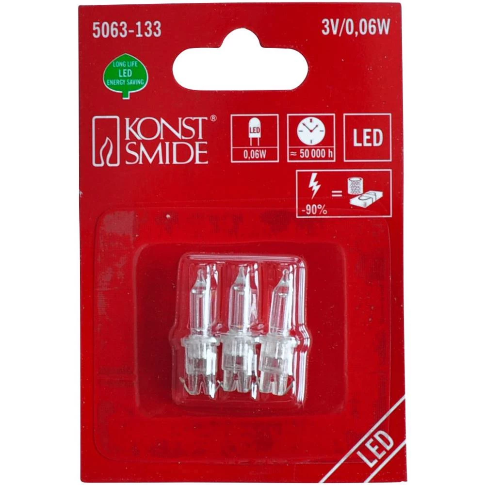 Zamjenska blagdanska rasvjetna tijela 3 V Utično grlo Toplo-bijela Konstsmide slika