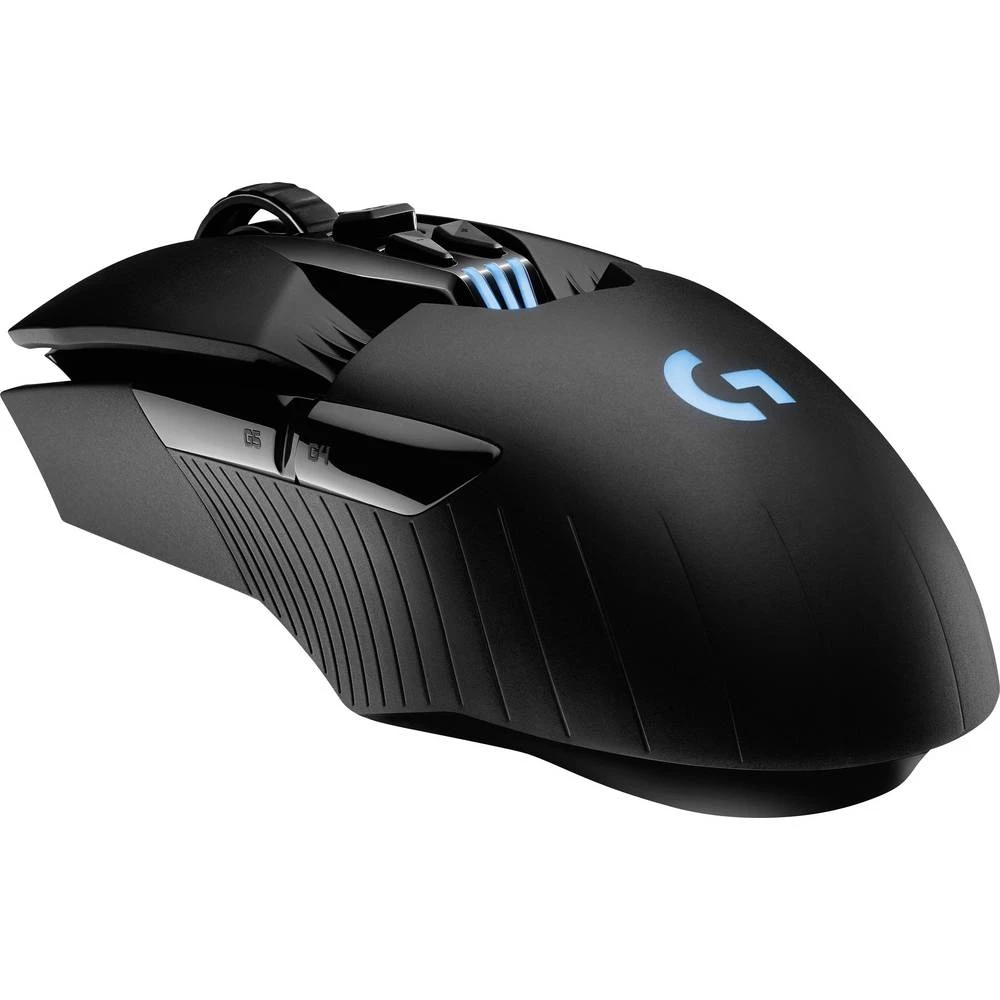 Logitech Gaming G903 LightSpeed Wireless gaming miš Optički Osvjetljen, Ponovo punjiv, Wireless Charging, Podešavanje težine, In slika