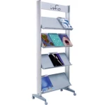 Paperflow Prospektständer 12.A4TM.35 stalak za brošure aluminij boja din a4 Broj pretinaca 16 1 St. (Š x V x D) 940 x 16