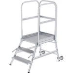 Günzburger Steigtechnik 56103 aluminij podijum stepenice montaža s alatom Radna visina (maks.): 2.7 m