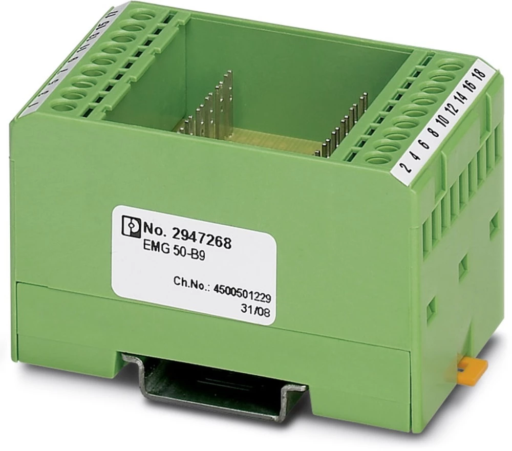 Kućište za DIN-letvu, umjetna masa Phoenix Contact EMG 50-B9 5 kom. slika