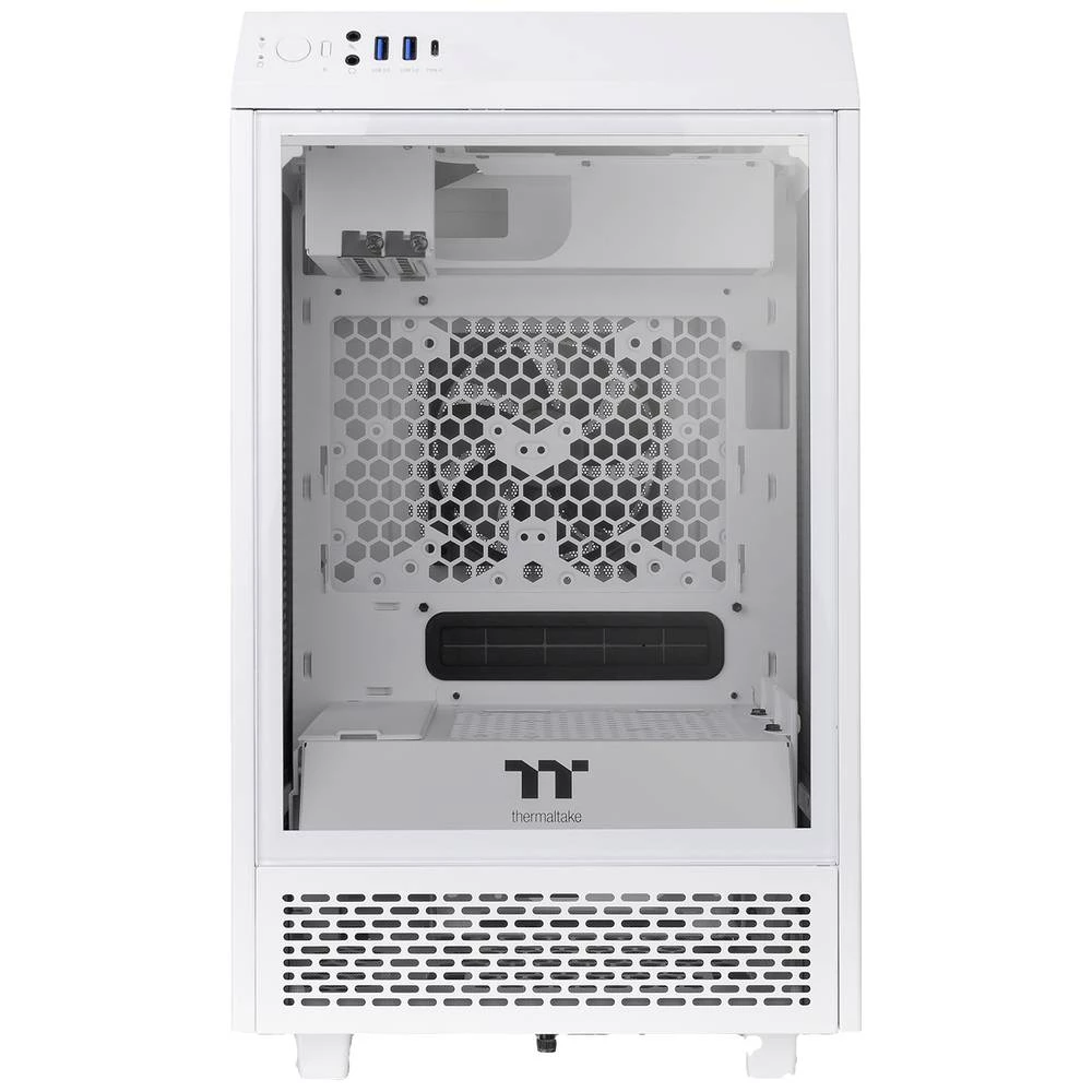 Thermaltake CA-1R3-00S6WN-00 mini-tower kućište za računala bijela lcs kompatibilan, bočni prozor, prikladno za aio hla slika