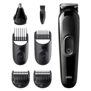 Braun MultiGroomerKit MGK3322 aparat za podrezivanje brade, aparat za šišanje, aparat za šišanje dlačica na tijelu, aparat za odstranjivanje dlačica u nosu i ušima  crna slika