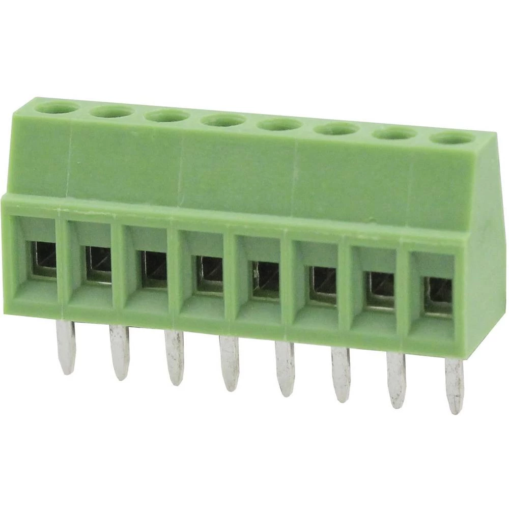 Degson Vijčana blok spojka 0.82 mm&sup2; Broj polova 3 Zelena 100 ST slika