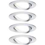Paulmann Coin Slim LED ugradna svjetiljka 4-dijelni komplet LED LED fiksno ugrađena 18 W aluminij (brušeni) boja