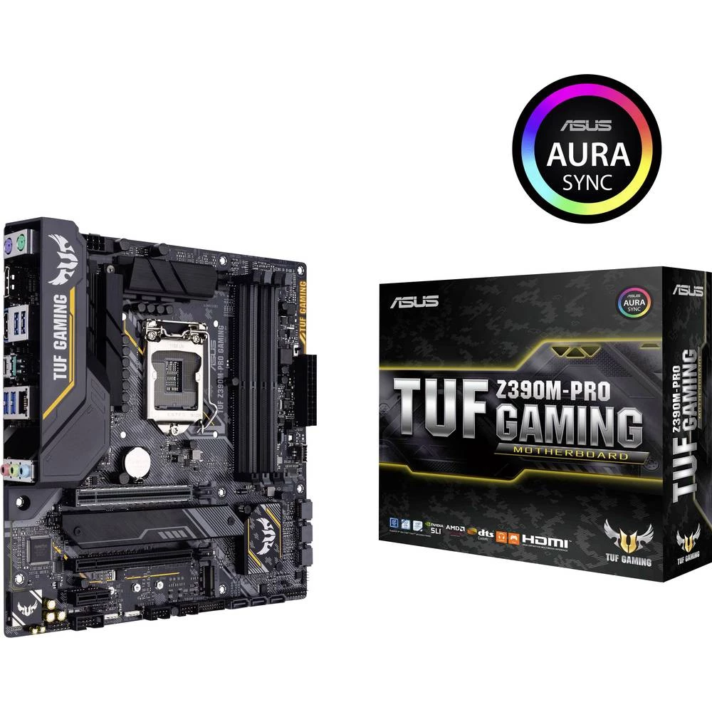 Matična ploča Asus TUF Z390M-PRO GAMING Baza Intel&reg; 1151v2 Faktor oblika Micro-ATX Set čipova matične ploče Intel&reg; Z390 slika