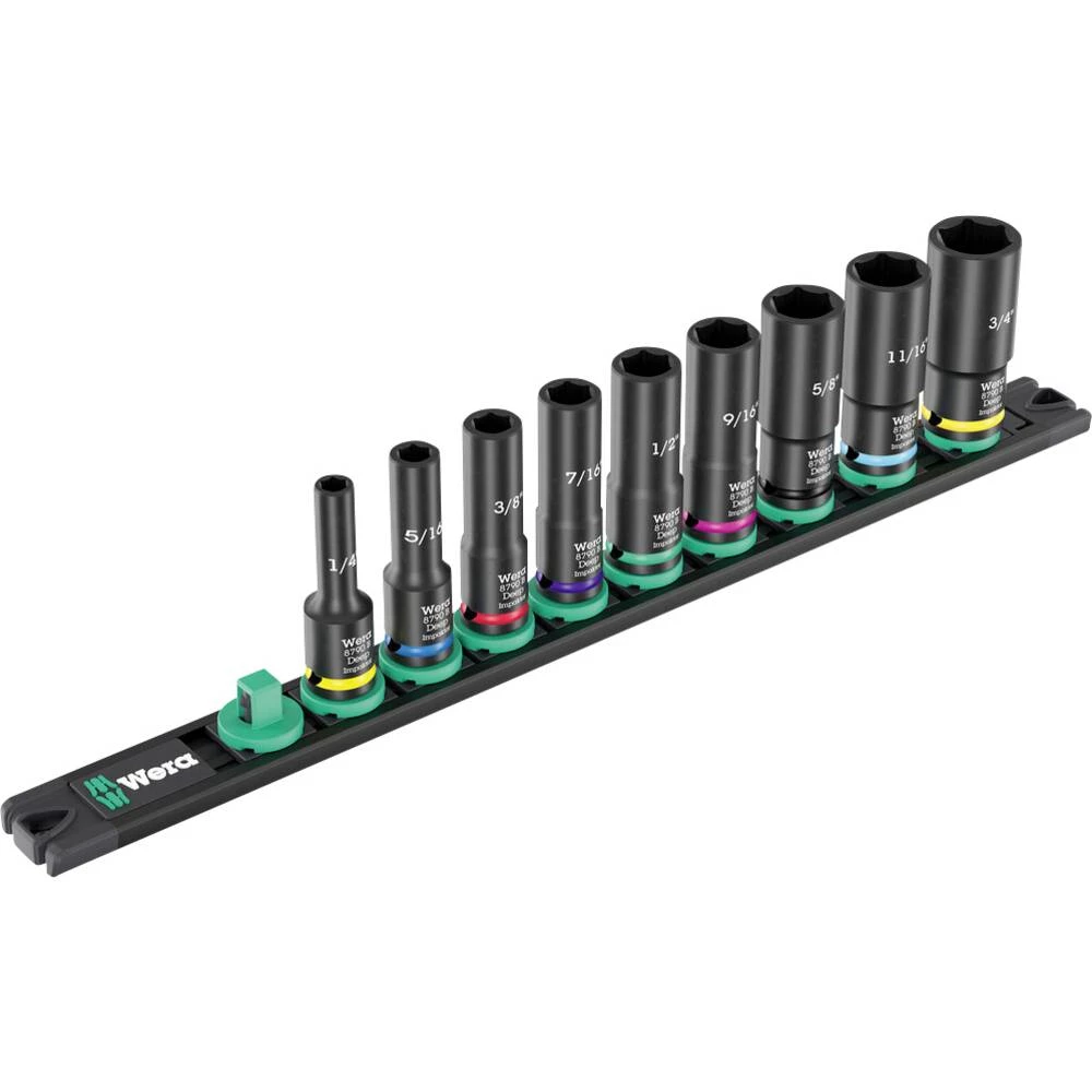 Wera 9661 05005591001 vanjski šesterokutni nastavak za nasadni ključ 1/4", 5/16", 3/8", 7/16", 1/2", 9/16", 5/8", 11/16" slika