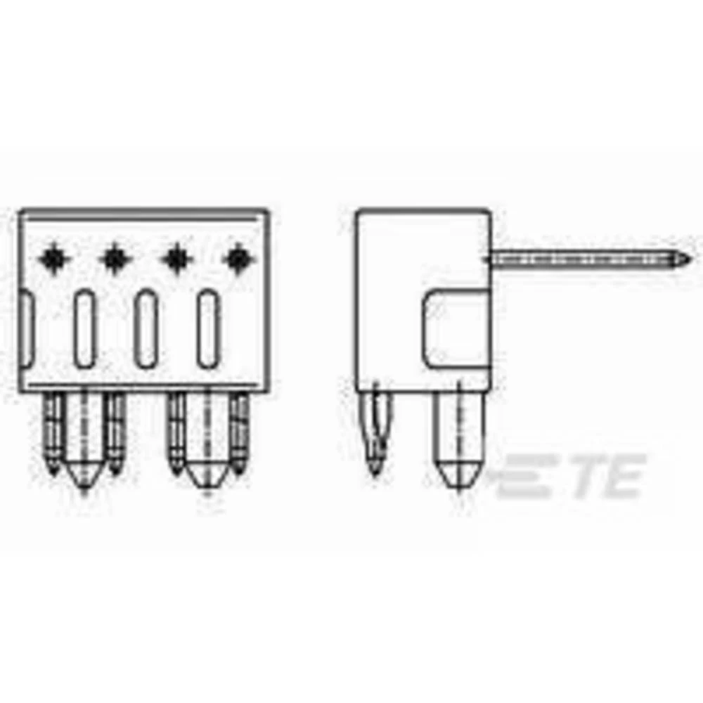 TE Connectivity AMPMODU Shrouded HeadersAMPMODU Shrouded Headers 1355253-4 AMP slika
