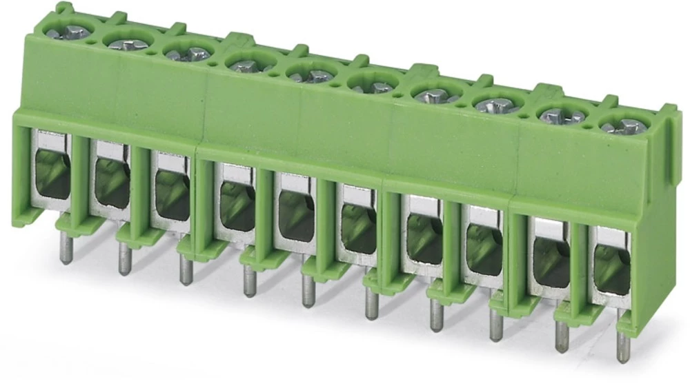 Vijčana blok stezaljka 4.00 mm broj polova: 7 PT 2,5/ 7-5,0-H Phoenix Contact zelene boje 100 kom. slika