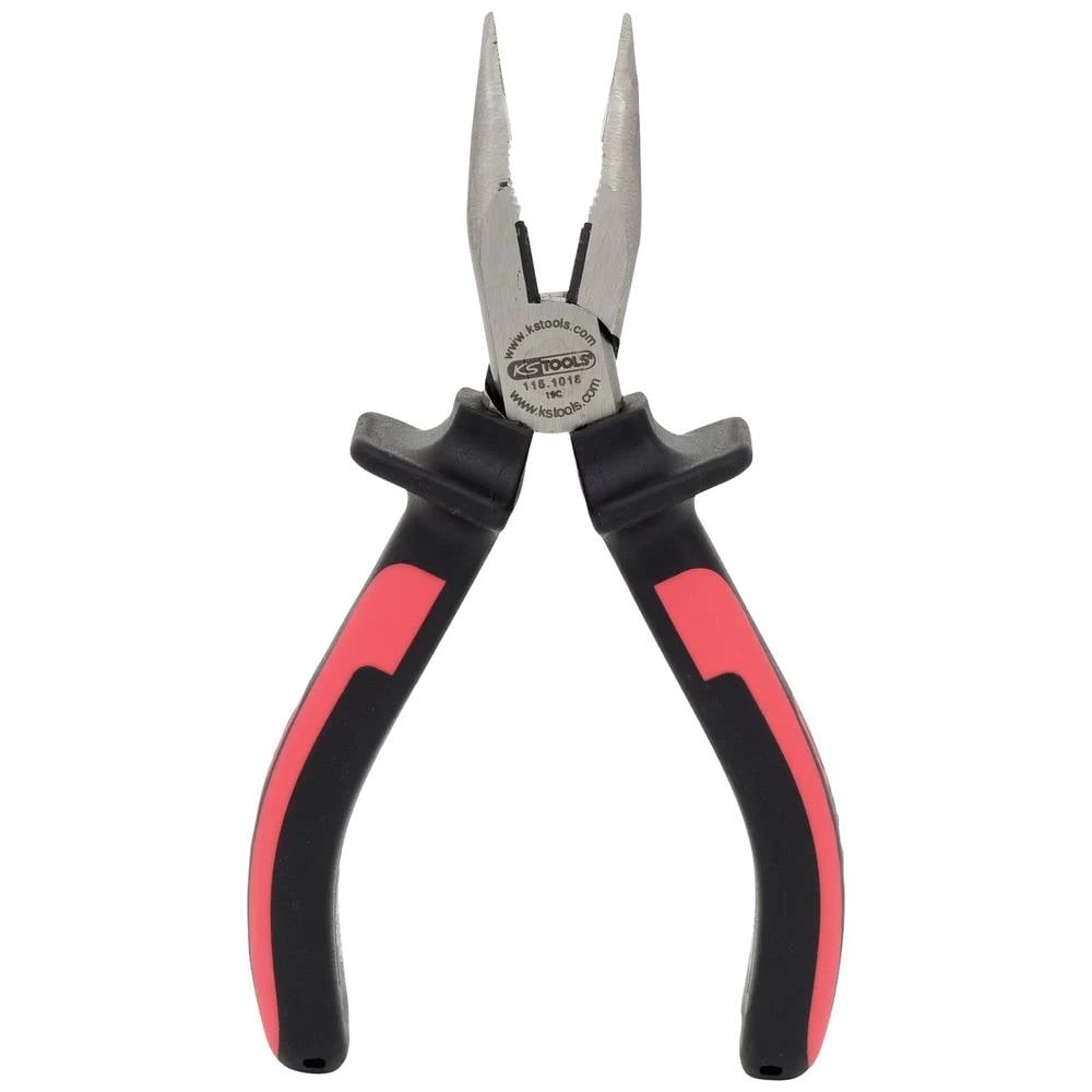 KS Tools 1151018 plosnata okrugla kliješta 45° savijeno čelik za alat 165 mm slika