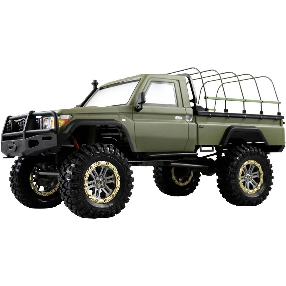 Amewi AMXRock RCX10BS Scale Crawler Pick-Up mattgrün 1:10, RTR s četkama 1:10 rc model automobila električni crawler r slika