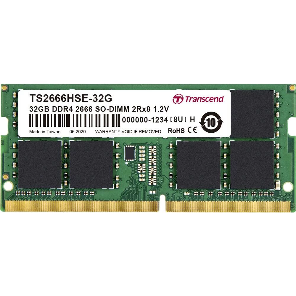 Transcend notebook memorijski modul TS2666HSE-32G 32 GB 1 x 32 GB ddr4-ram 2666 MHz CL19 slika