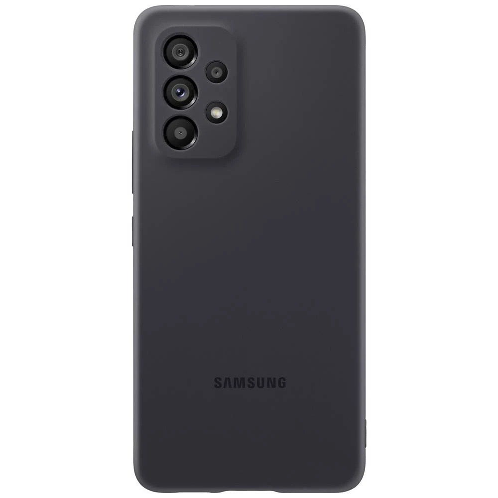 Samsung Silicone Cover stražnji poklopac za mobilni telefon Samsung Galaxy A53 5G crna slika