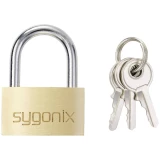 Sygonix SY-5045288 lokot 29.8 mm različito zatvaranje   zlatno-žuta zaključavanje s ključem