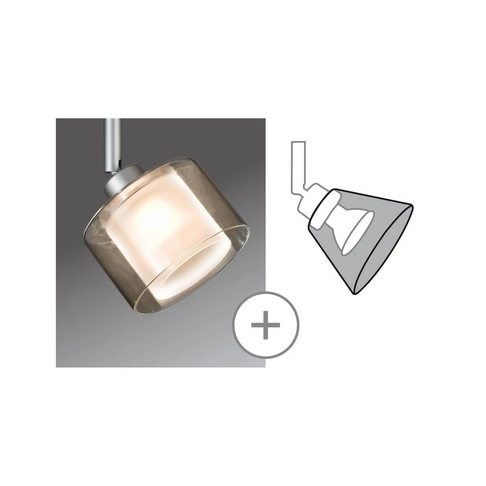 Kugla za lampu Paulmann Twice 70174 Prozirna slika