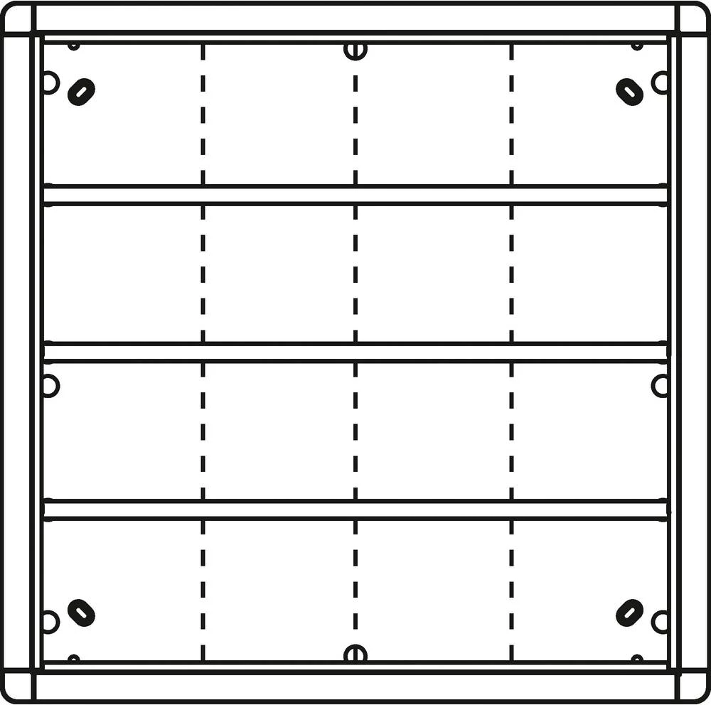 Ritto by Schneider 1882499 Video-portafon Ritto 1882499 Portier okvir UP 16x izmjenjiva slika