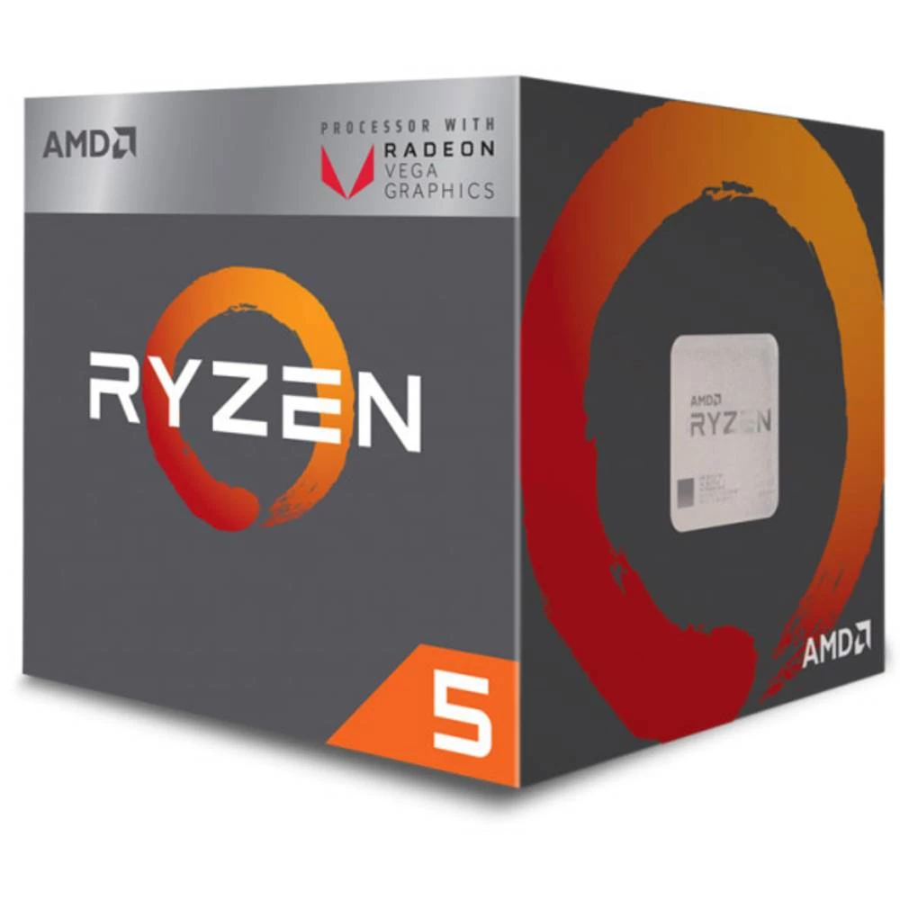 Procesor (CPU) u kutiji AMD Ryzen 5 2400G 4 x 3.6 GHz Quad Core Baza: AMD AM4 65 W slika