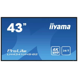 Iiyama ProLite LH4341UHS-B2 Digital Signage zaslon Energetska učinkovitost 2021: G (A - G) 108 cm 42.5 palac 3840 x 2160 slika