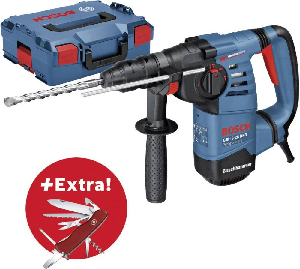 Bosch Professional GBH 3-28 DFR + SSBF (L) + Victorinox SDS-Plus-Akumulatorski čekić 800 W Uklj. kofer slika