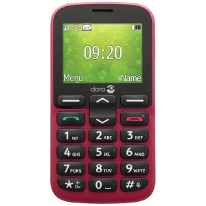 doro 1380 dual SIM mobilni telefon crvena slika