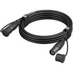 Neutrik NKE5E-E1E1-M0005 RJ45 mrežni kabel, Patch kabel 0.5 m crna 1 St.