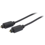 Toslink Digitalni audio Priključni kabel [1x Muški konektor Toslink (ODT) - 1x Muški konektor Toslink (ODT)] 2 m Crna Kash