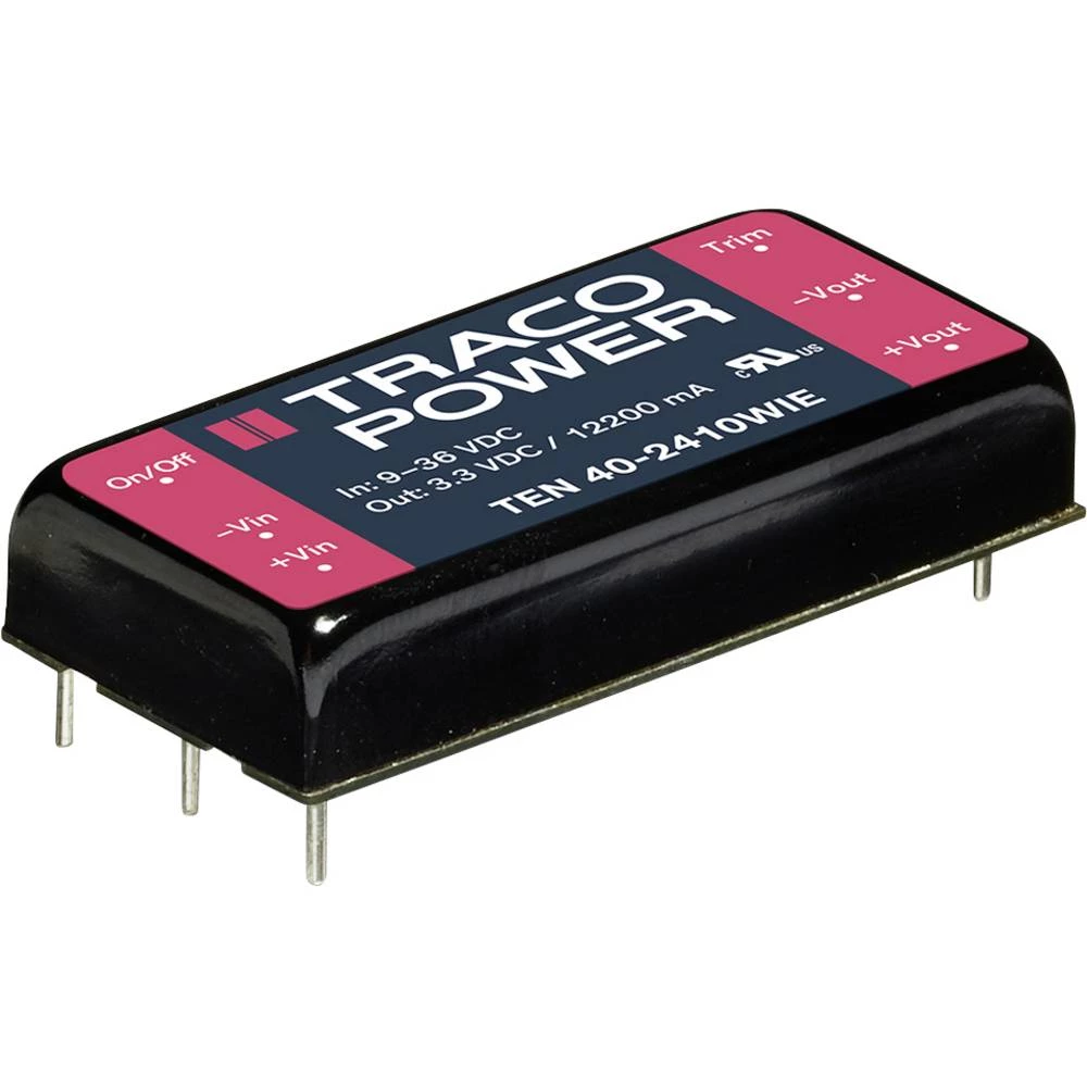 TracoPower TEN 40-2410WIE DC/DC pretvarač za tiskano vezje   12200 mA 40 W Broj izlaza: 1 x slika