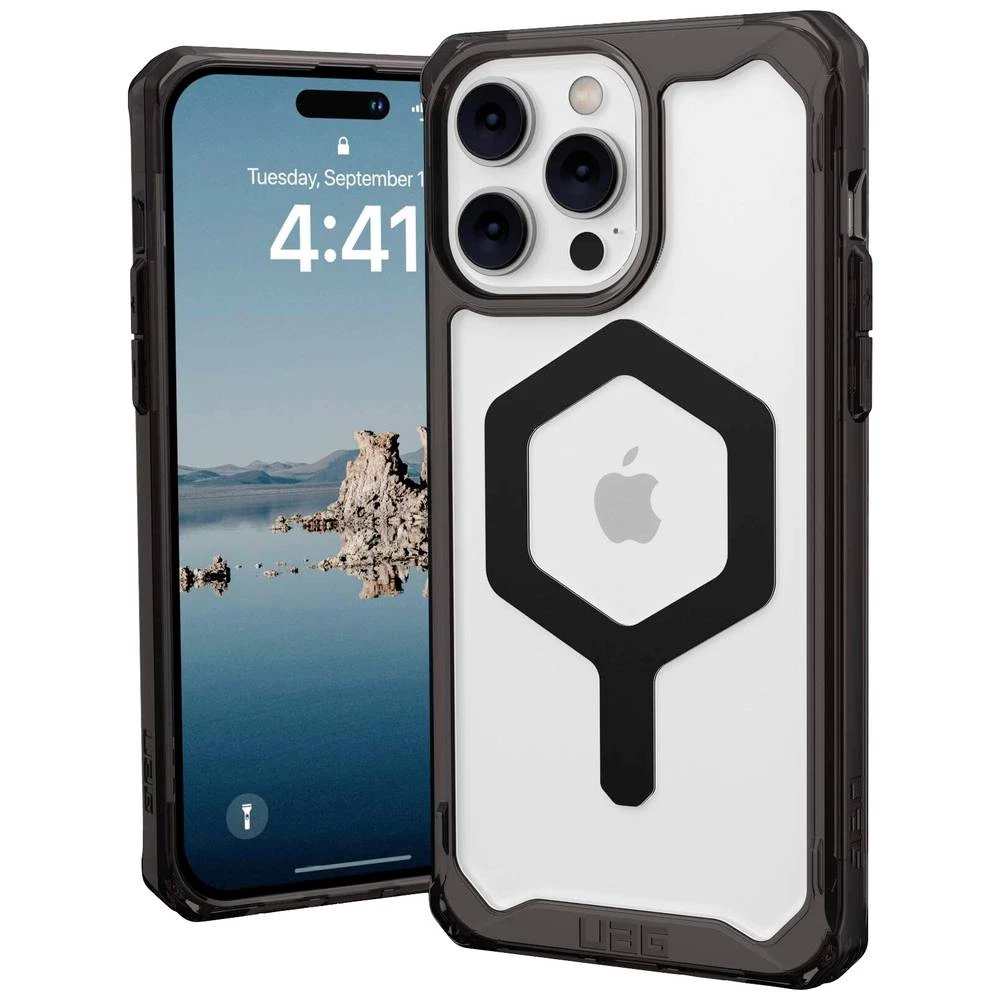 Urban Armor Gear Plyo MagSafe Case stražnji poklopac za mobilni telefon Apple iPhone 14 Pro Max crna, prozirna slika