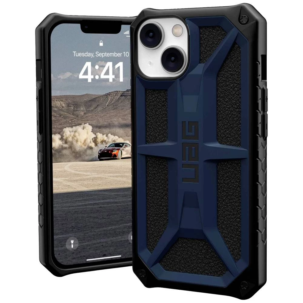 Urban Armor Gear Monarch Pogodno za model mobilnog telefona: iPhone 14, iPhone 13, plava boja Urban Armor Gear Monarch case Apple iPhone 14, iPhone 13 plava boja slika