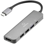 Renkforce  RF-DKS-903 5-in-1  USB-C® priključna stanica  Pogodno za marku (priključne stanice za prijenosno računalo): Universal  USB-C® Power Delivery