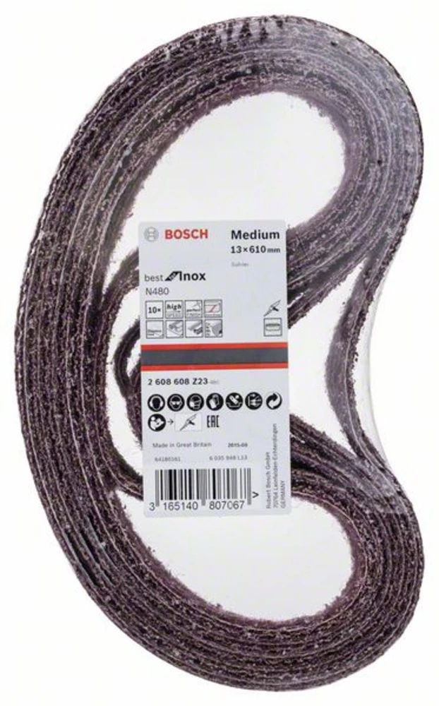 Bosch Accessories Best for Inox 2608608Z23 Brusna traka (D x Š) 610 mm x 13 mm 10 ST slika