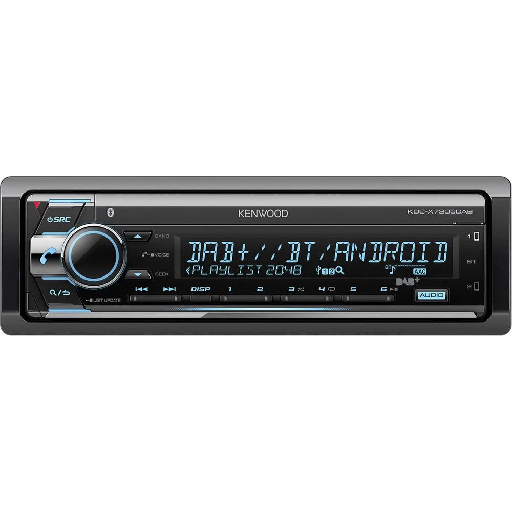 Kenwood KDC-X7200DAB Autoradio DAB + tuner, Bluetooth&reg; telefoniranje slobodnih ruku, Priključak na upravljaču vozila slika