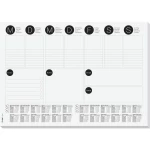 Sigel HO506 podloga za pisanje 2-godišnji kalendar crna, bijela (Š x V) 420 mm x 297 mm