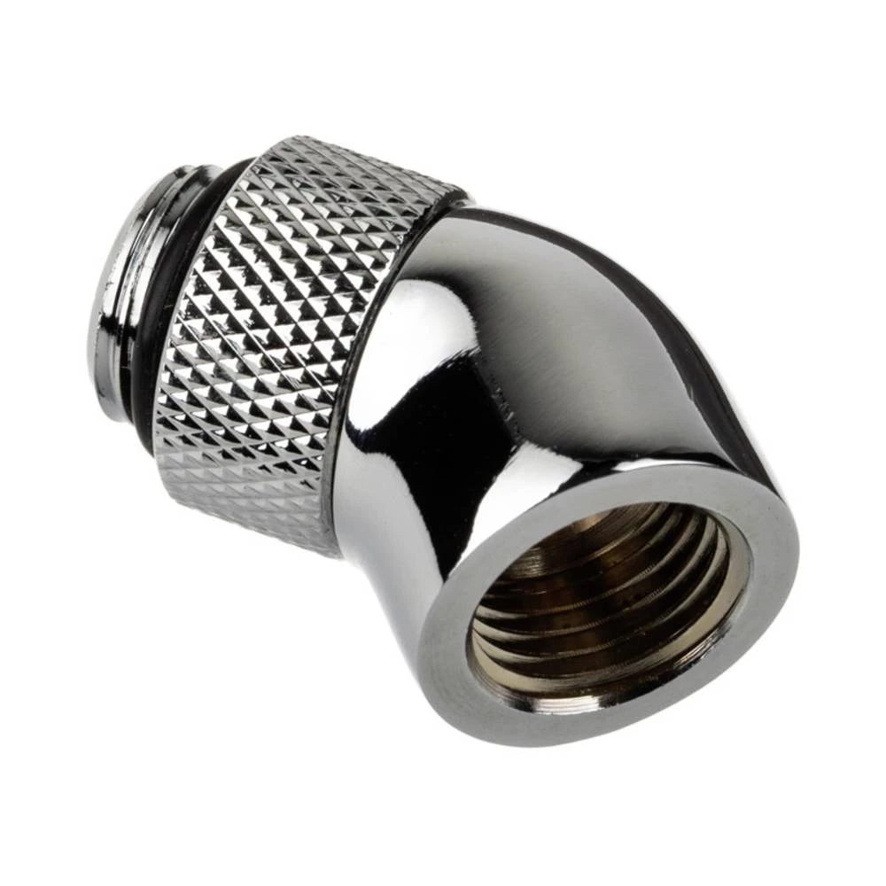 Alphacool Eiszapfen Adapter 45 Grad G1/4 Zoll AG auf G1/4 Zoll IG kutni priključak za vodeno hlađenje slika