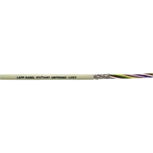 Podatkovni kabel UNITRONIC LIYCY 10 x 0.25 mm sive boje LappKabel 0034410 1000 m slika