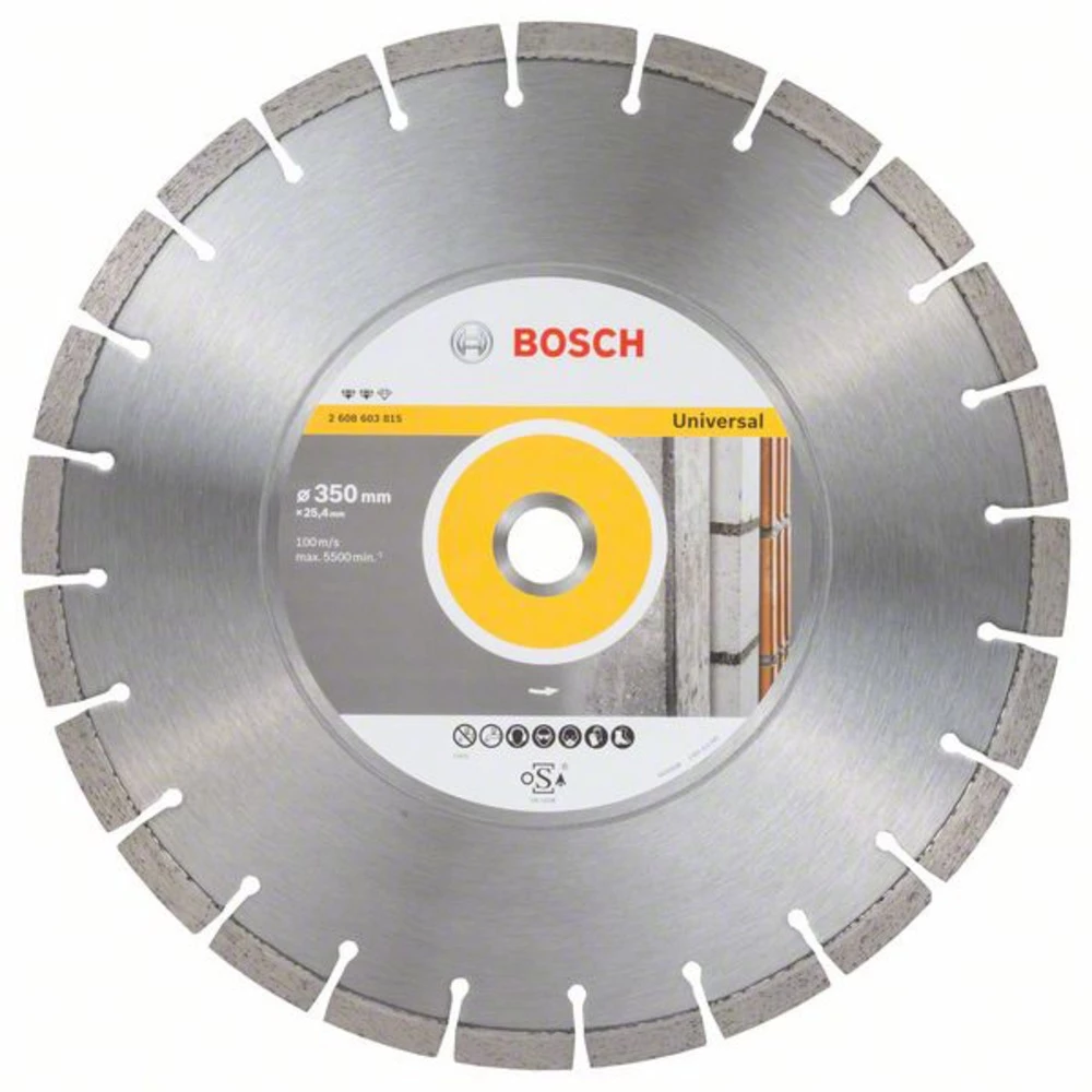 Dijamantni nož Expert for Universal, 350 x 25,40 x 3,2 x 12 mm Bosch Accessories 2608603815 promjer 350 mm 1 ST slika