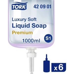 TORK Luxury Soft 420901 tekući sapun 1 l 6 St. slika
