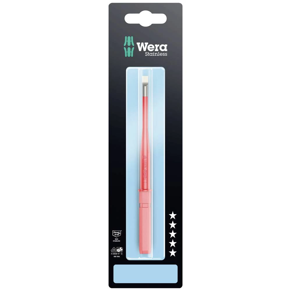 Wera Kraftform Kompakt VDE 3060 iS  ravni prorez izmjenjiva oštrica     154 mm slika