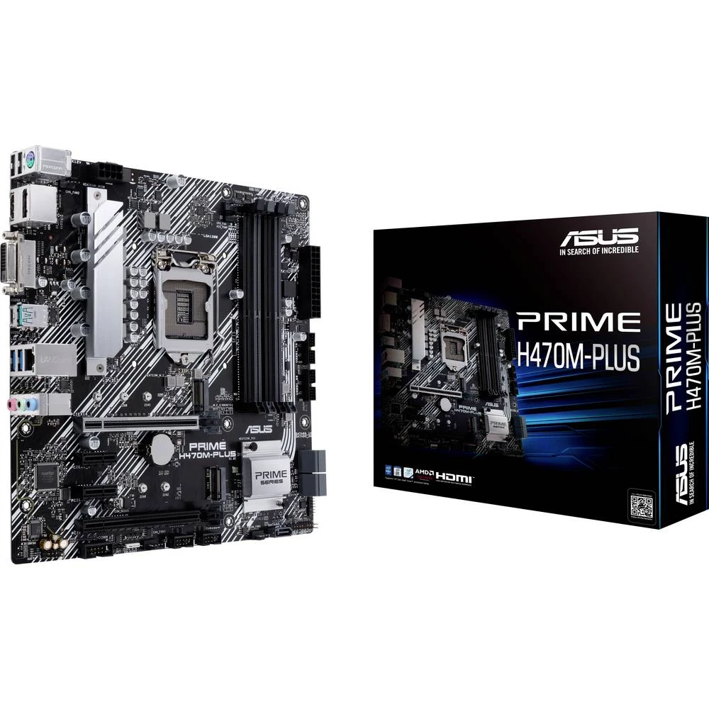 Asus PRIME H470M-PLUS matična ploča Baza Intel® 1200 Faktor oblika Micro-ATX Set čipova matične ploče Intel® H470 slika