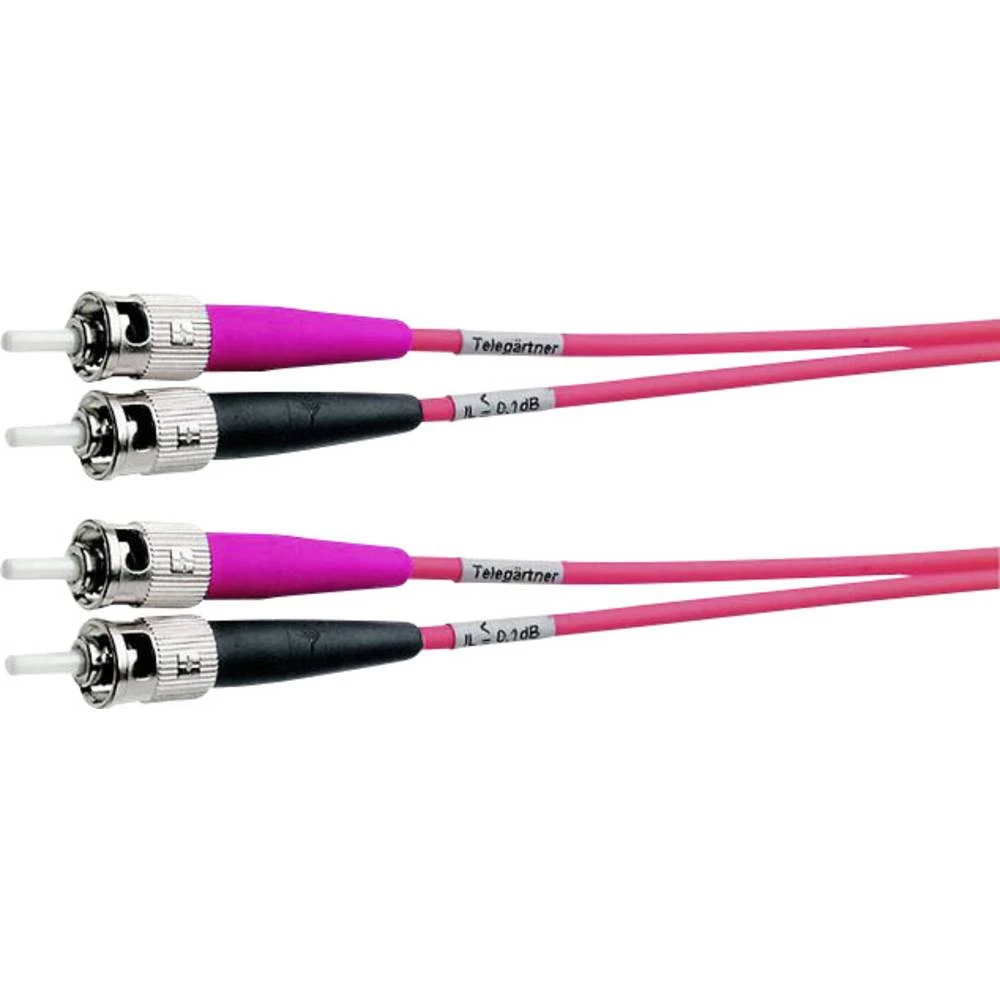 Staklena vlakna Svjetlovodi Priključni kabel [1x Muški konektor ST - 1x Muški konektor ST] 50/125 &micro; Multimode OM3 3 m Tele slika
