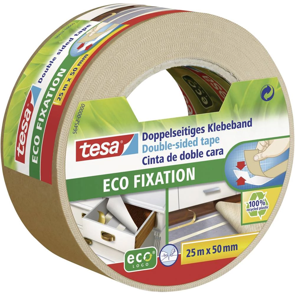 tesa ECO FIXATION 56452-00000-11 dvostrana ljepljiva traka   (D x Š) 25 m x 50 mm 1 St. slika