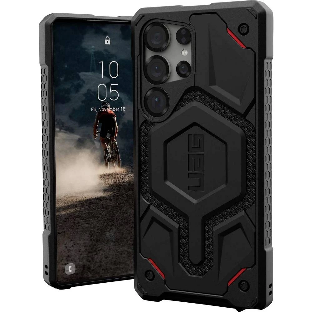 Urban Armor Gear Monarch Pro vanjska torbica za mobilni telefon Samsung Galaxy S25 Ultra crna induktivno punjenje, otpor slika