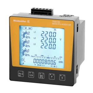 Mjerni uređaj za električne varijable, 50…600 V, Modbus RTU, Modbus/TCP (port 502), Modbus gateway Weidmüller EM220-RTU-4DI2DO-GW brojač izmjenične struje      1 St. slika