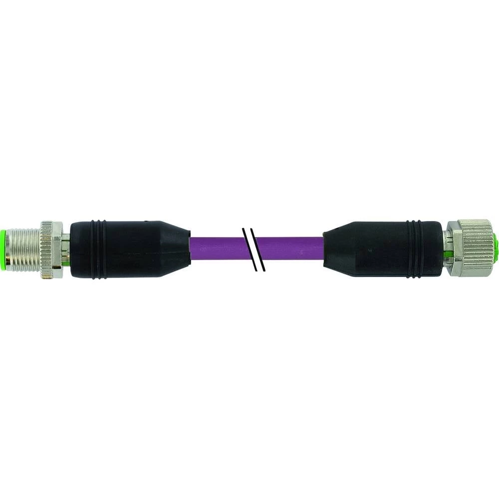 Murrelektronik 7000-44001-8410100 utični konektor za senzor/aktivator, konfekcionirani M12 x 1 ravni muški konektor, žže slika